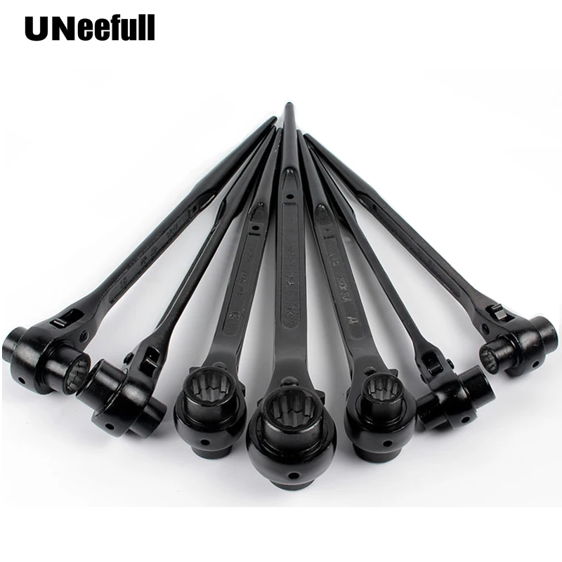 UNeefull Ratchet Handle Wrench with Pointed Tail ,CR V two way sleeve
