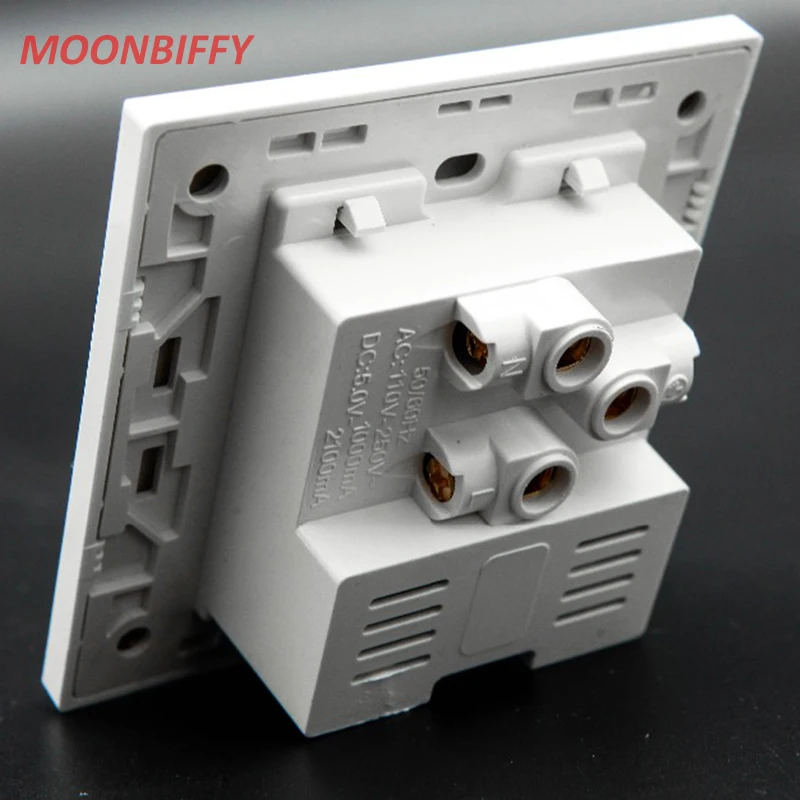 AC 110-250V 13A USB настенная розетка Универсальная настенная розетка панель с 2 usb-портами вилка зарядное устройство переключатель розетка EU US UK AU