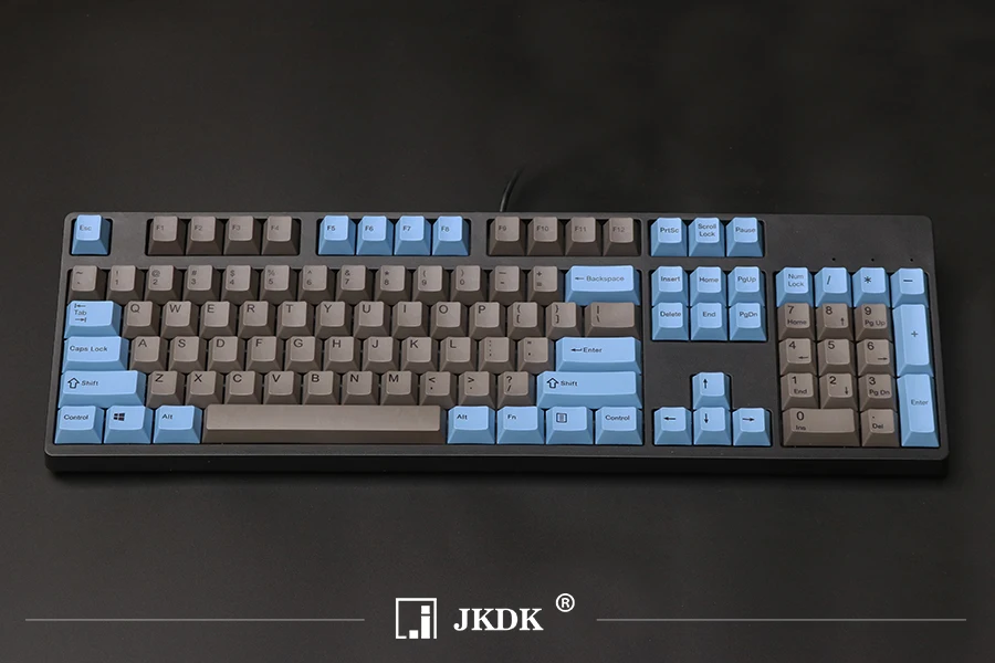 Dyesub PBT keycap для механической клавиатуры 104 клавиш вишня высота добавить на комплект синий серый краситель sub keycaps