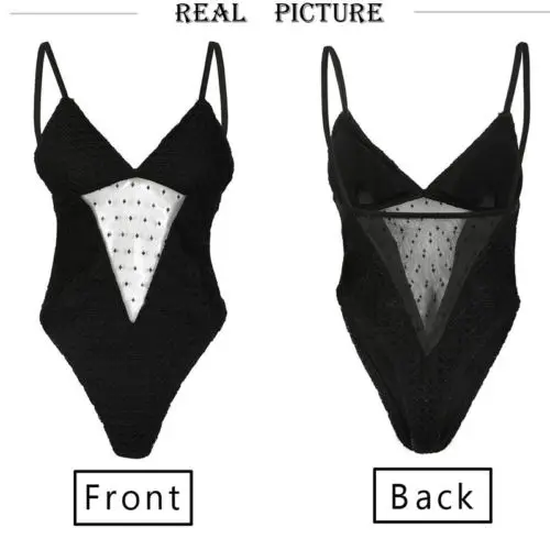 Новый Для женщин Strappy бинты комбинезон с v образным вырезом Sexy Лоскутная