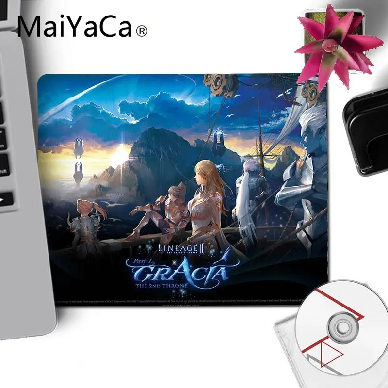 Игровой коврик для компьютерной мыши MaiYaCa lineage 2 гладкий записей настольные