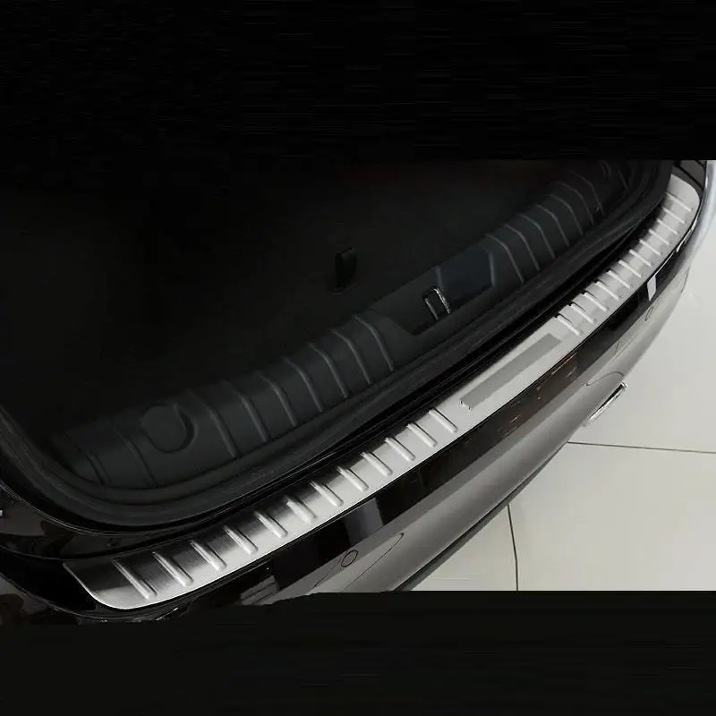 

Trunk Rear Panels automobile personalized car styling protecter bright sequins decoration accessory 15 16 17 FOR Jaguar XE