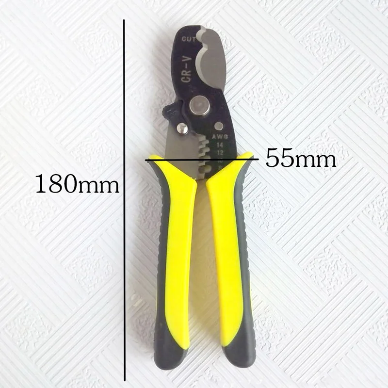 Multifunctional pliers tool 18cm wire stripper cable cutting scissors wire stripper cutter 1.6-4.0mm hand toolsPAK55