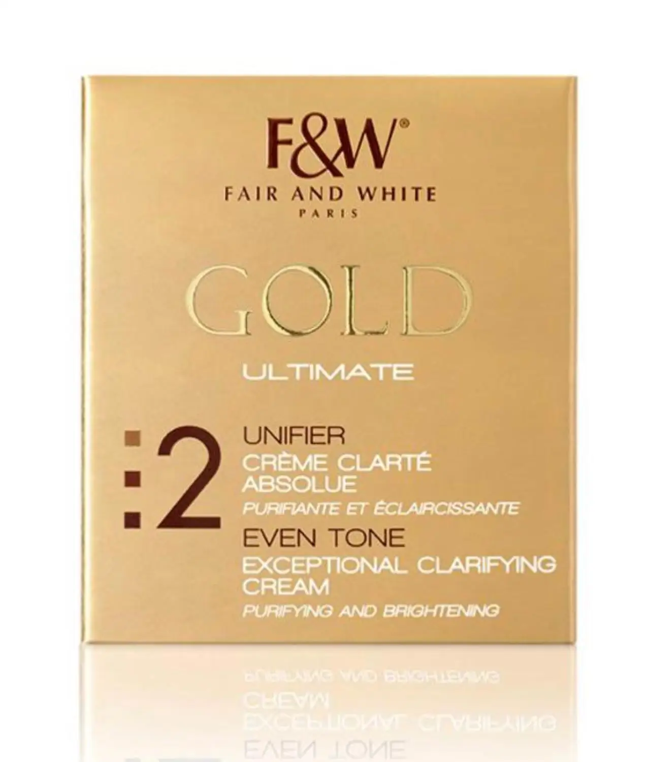 Fair& White исключительный Осветляющий крем | Gold 2 AFRIWORLD/200 мл