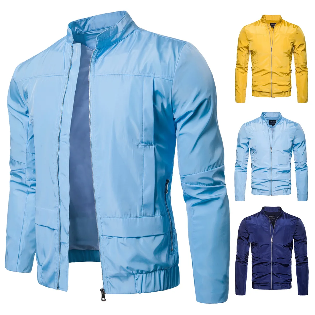 Jackets Men 2018 Spring Autumn The New  Bodybuilding England Style Male Waterproof Jacket Thin Vertical Collar Jacket Eurocode Jackets Men 2018 Spring Autumn The New  Bodybuilding England Style Male Waterproof Jacket Thin Vertical Collar Jacket Eurocode