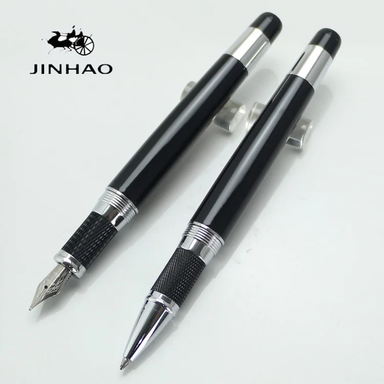 

JINHAO 189 Rollerball Pen/Fountian Pen Noblest Ancient Chinese Pattern "YI YAN JIU DING" Great Wall pen black luxury brand pen