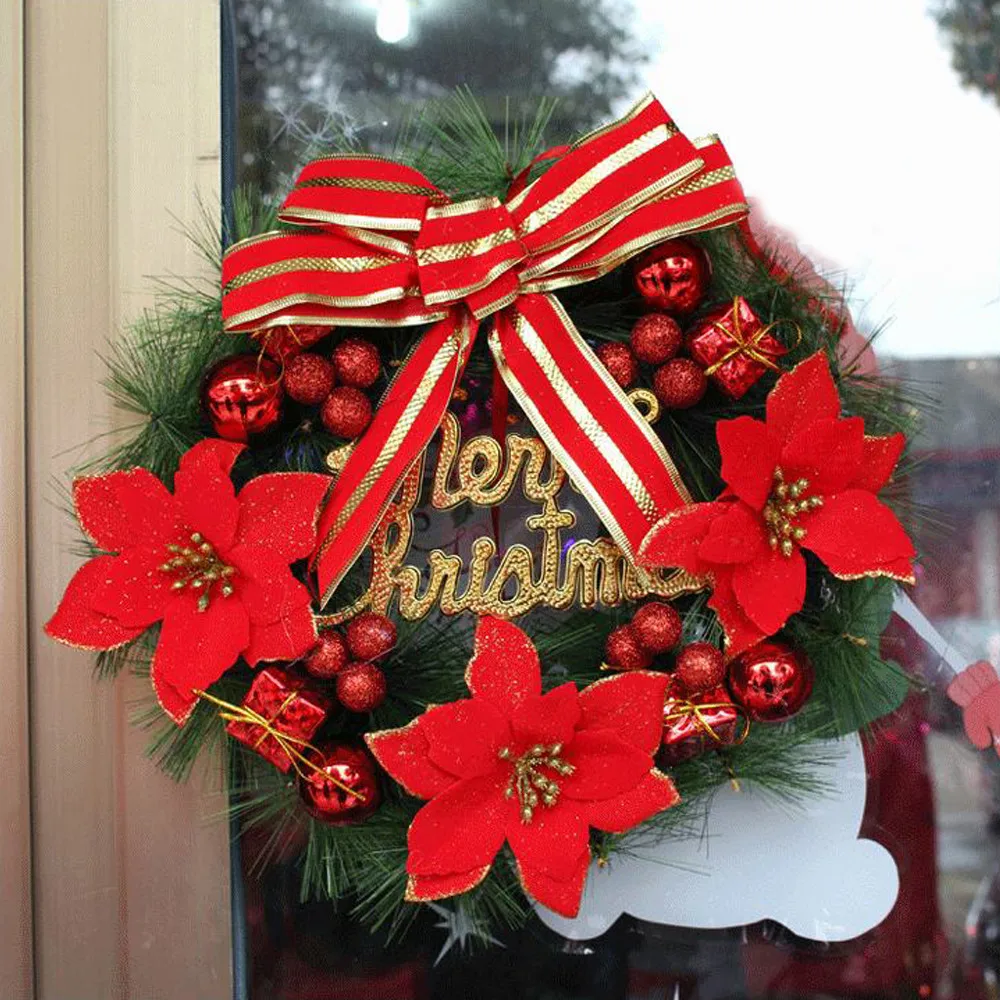 Wreath Spring Front Door Wreath Greenery Garland Home Office Wall