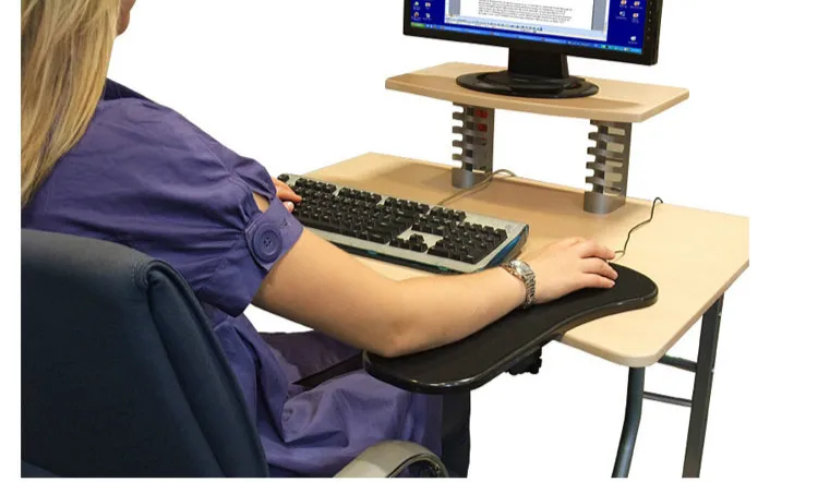 Ручной плечо защиты подлокотник Pad стол прикрепляемые компьютерный стол Arm Поддержка Мышь колодки рычаг запястий удлинитель для стула для