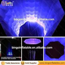 Изготовленный на заказ 2,4 м восьмиугольная надувная фотостудка/надувная фотопалатка/надувной тент для вечеринок игрушка палатка