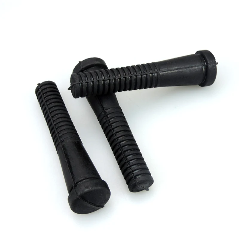 50 pcs Poultry Rubber Plucker Finger 11cm Black Chicken Plucking Fingers Hair Removal Machine Glue Stick Poultry Farm