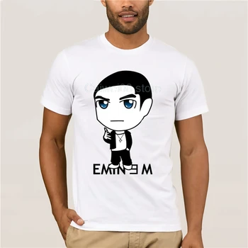 

Summer Fashion Street Short Sleeve T-Shirt Cartoon Eminem Tee Tops Cotton fashion 2019 trend T-shirt