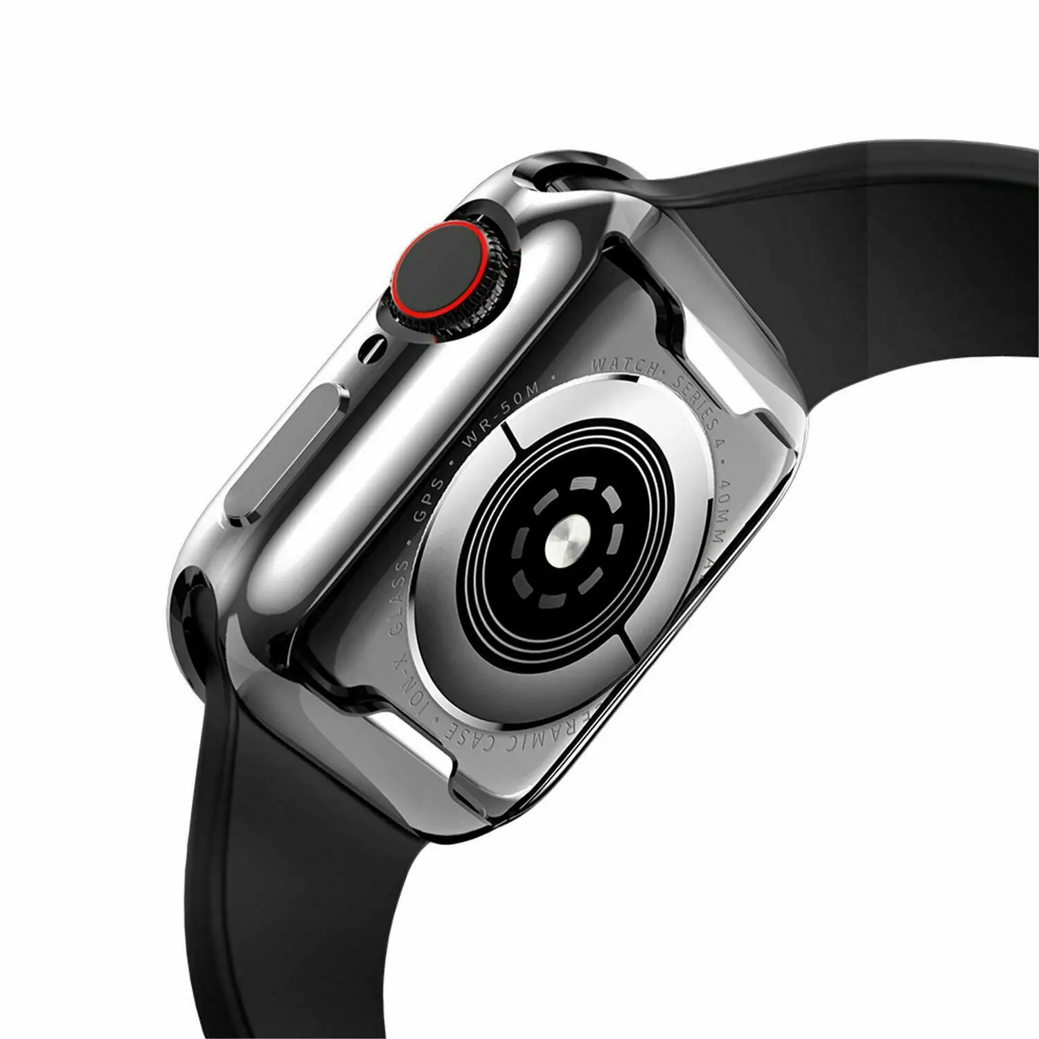 Оригинальный Тонкий чехол для часов HOCO 360 градусов Apple Watch Series 4 5 мягкая прозрачная