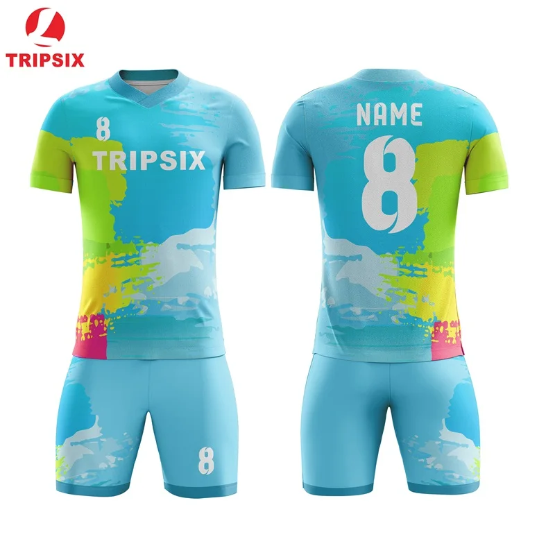 ピンク色サッカーユニフォームチームサッカーユニフォーム卸売カスタムあなたのクラブトップ品質個人化された送料無料サッカーキット Sc5oku