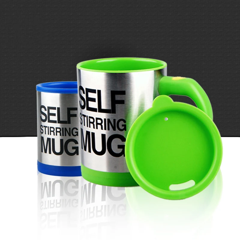 

400ml Mugs Automatic Electric Lazy Self Stirring Mug Cup Coffee Milk Mixing Mug Smart Stainless Steel Juice Mix Cup Drinkware