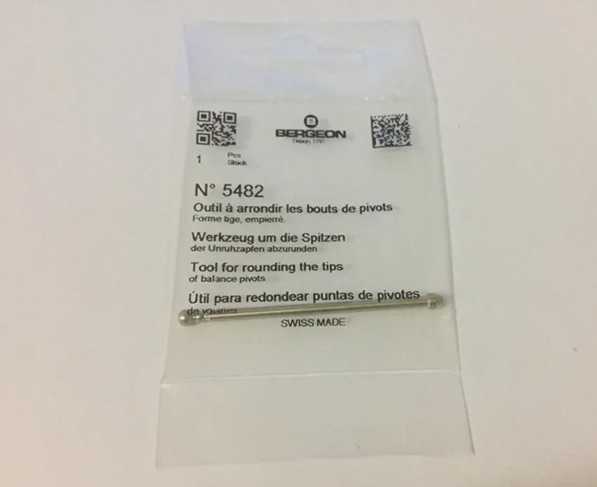 bergeon 5482 Tool for rounding the tips of balance pivots rod ...