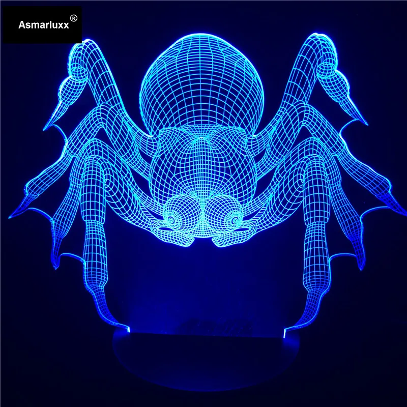 Asmarluxx Spider 3d led lamp0003