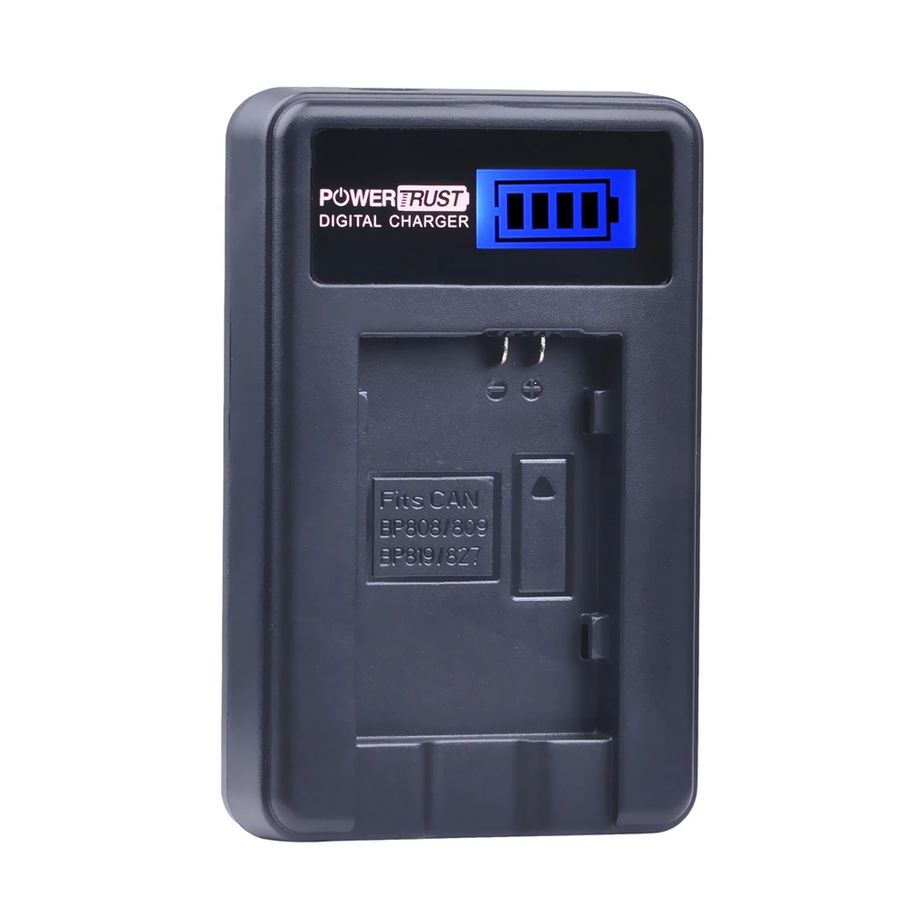 Bateria da Câmera + Carregador Lcd para Canon 828 Bp828 Usb Vixia Gx10 Hfs30 Hf20 Hg20 G30 G40 Xa20 Xa25 Hfm300 Pcs 7.4v Bp-828 1 bp - Image 3