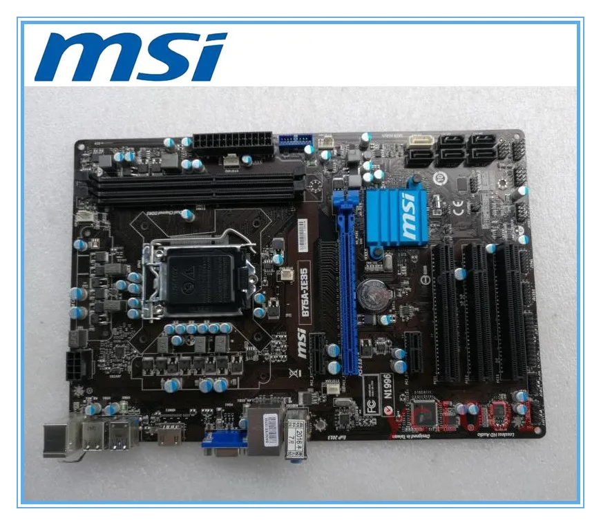 MSI B75A IE35 original motherboard LGA 1155 DDR3 boards support 22nm