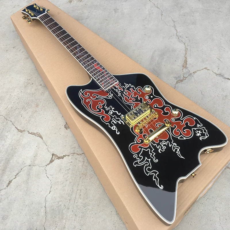 

2018 Hollow body electric guitar,High quality thunderbird electric guitar,Real photos,free shipping!