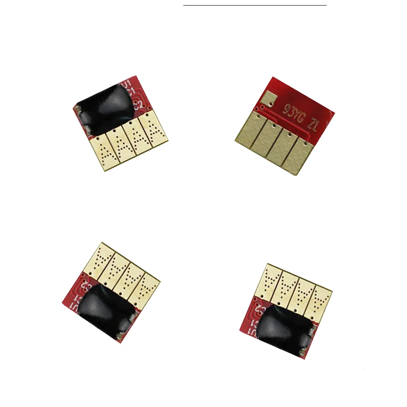 4pcs permanent cartridge chip for hp970 show ink level chip For HP