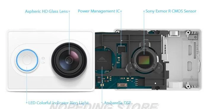 Xiaomi Xiaoyi WiFi Action Camera 16MP 60FPS Ambarella 184850 16