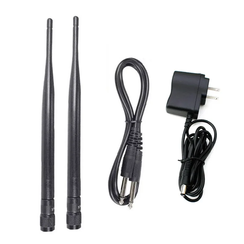 STARAUDIO Pro DJ Church Stage 2CH Wireless LCD IR UHF Handheld Microphone System (4)