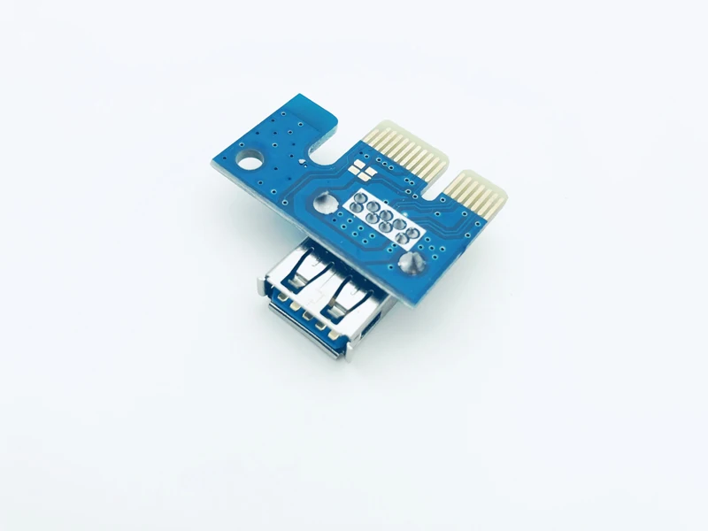 10 шт. переходная карта PCI 1X e X1 Riser 180 градусов к USB для 006 006C 007S 008S|Компьютерные