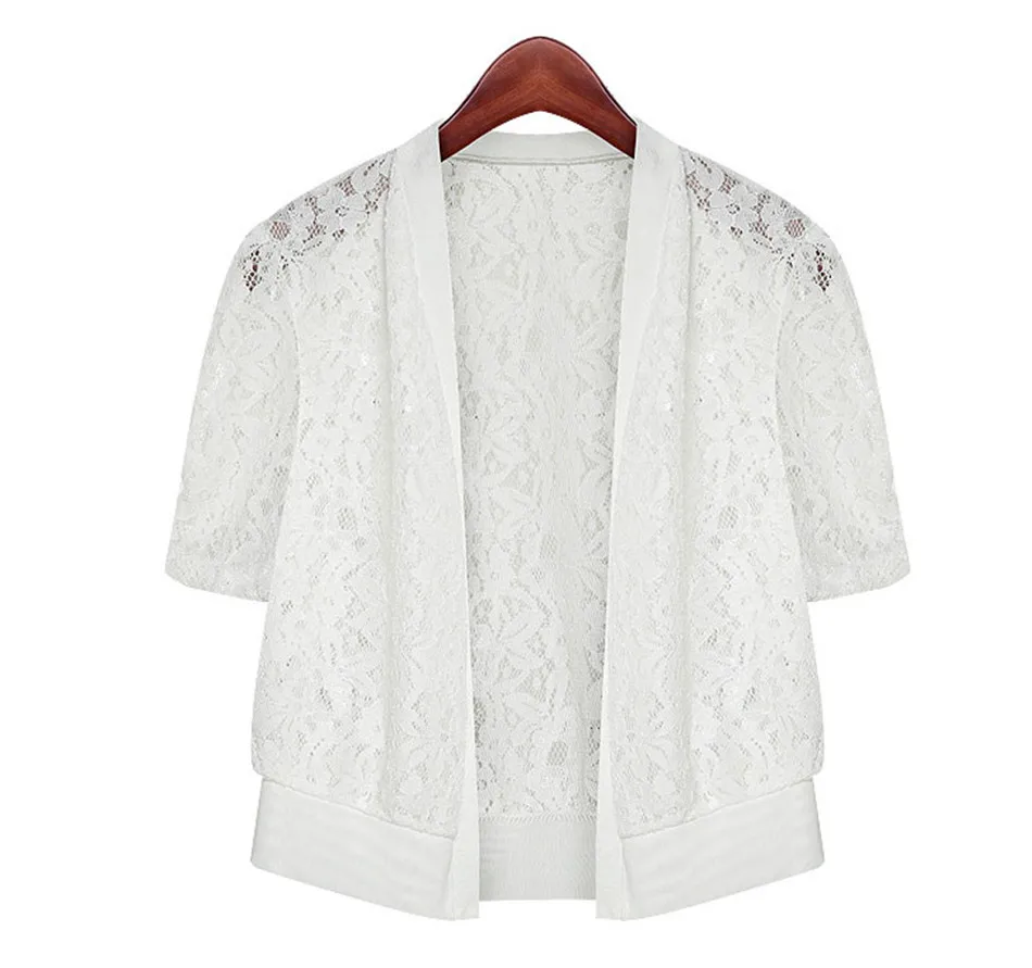 2017 New Women Cardigan Solid Color Fashion Women Lace Coat Thin Outerwear Summer Short Design Women Summer Dress Cardigans Tops 2017 New Women Cardigan Solid Color Fashion Women Lace Coat Thin Outerwear Summer Short Design Women Summer Dress Cardigans Tops