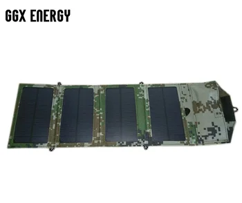 

GGX ENERGY 8W 5V Portable Solar Array USB Folding Solar Panel Charger Bag