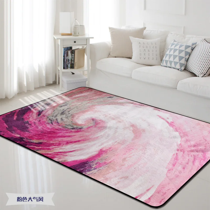 

Colorful Bedroom Rug Nordic Style Rug Carpet for Home Living Room Sofa Floor Mat Table Rug Carpet Simple Style Rug Kids Play Mat