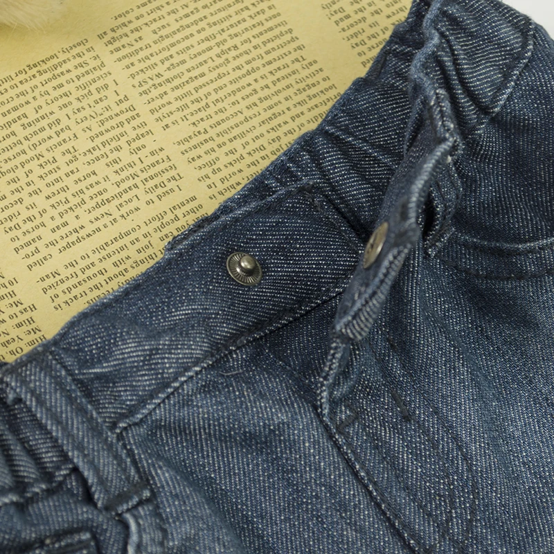 Летняя джинсовая мини-юбка для маленьких девочек универсальная юбка трапециевидной формы с эластичной резинкой на талии для новорожденных одежда с вышивкой