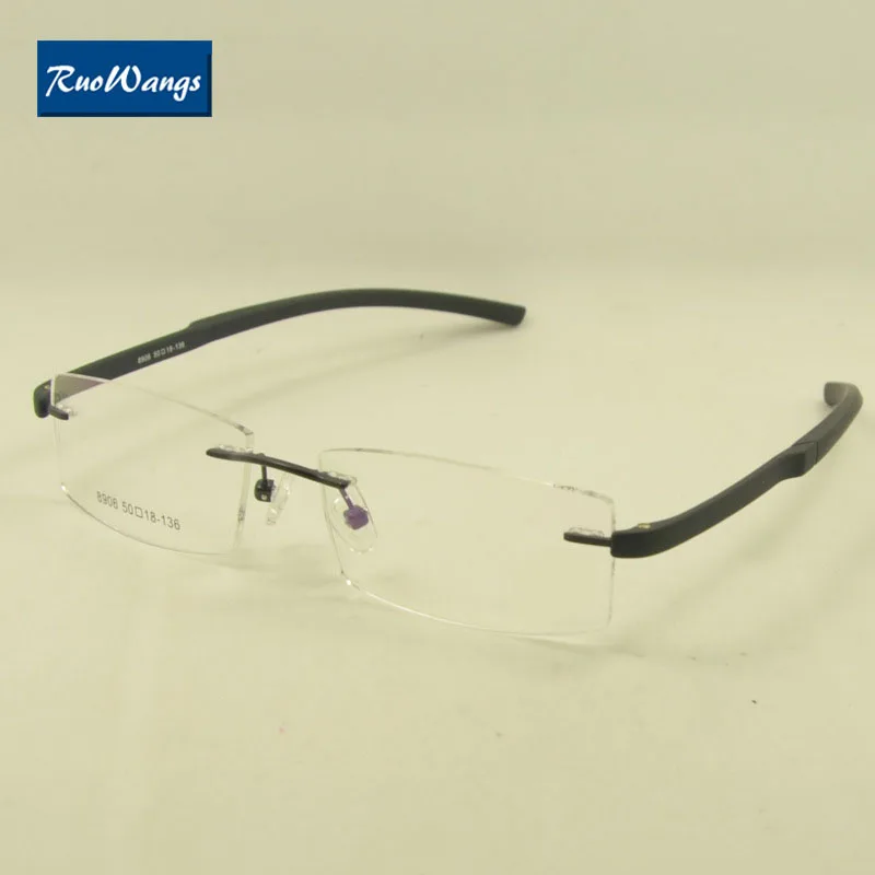 Женские оправы для очков RuoWangs оптические без оправы|oculos de grau|frame woman glassesframes rimless |