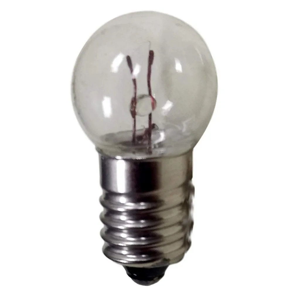 50pcs E10 DC 1.5V 2.5V 3.8V 6V  12V 0.3A Warm White Bulb Light Bulbs Screw Lamps