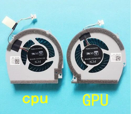 Ноутбук процессор GPU охлаждающий вентилятор кулер радиатор для Dell Inspiron INS15 7566 7567 15 7000 0147DX 0NWW0W DC28000IMF0 DC28000IOF0 - Цвет: cpu and gpu fan