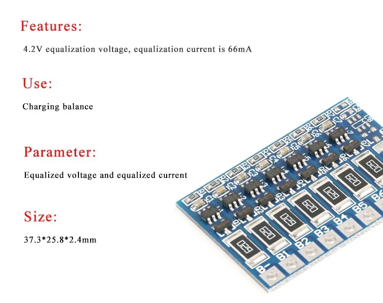 3S 4S 5s 6S 7S 8S 18650 литиевая батарея Защитная плата Li-Ion Lipo BMS PCM с функцией сохранения баланса Модуль платы 1S 3MOS 4MOS 6MOS