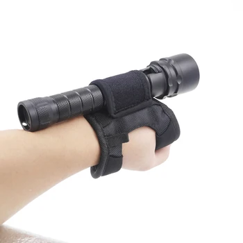

Durable Hand Free Light Holder Glove portable Diving Dive Underwater Torch holster Flashlight gloves with magic sticker buckle