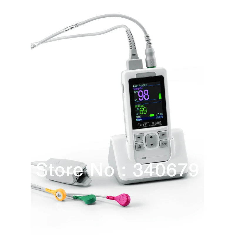 Biolight BLT FDA&CE M800 Handheld Pulse Oximeter,SPO2 & ECG function