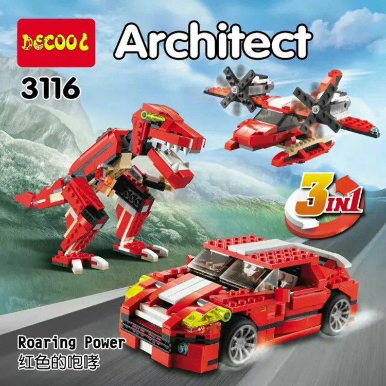 3 in 1 lego car