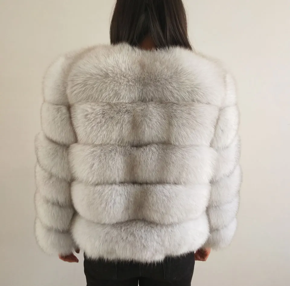 Пальто из натурального меха для женщин, зимняя куртка из натурального меха, модная короткая верхняя одежда, роскошное пальто из натурального меха QD. YISHANG