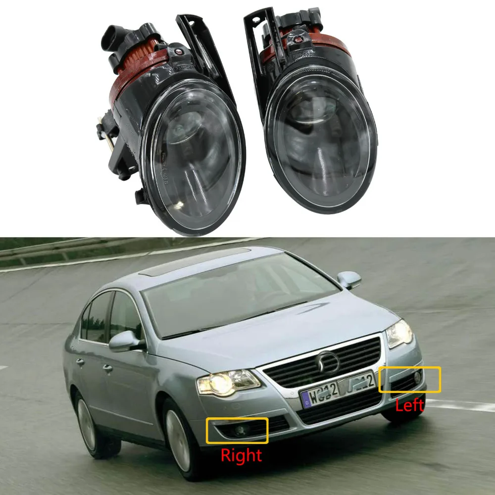 New Car Light For VW Passat B6 3C 2006 2007 2008 2009 2010 2011 Car-styling Front Halogen Fog Light Fog Light With Convex Lens New Car Light For VW Passat B6 3C 2006 2007 2008 2009 2010 2011 Car-styling Front Halogen Fog Light Fog Light With Convex Lens