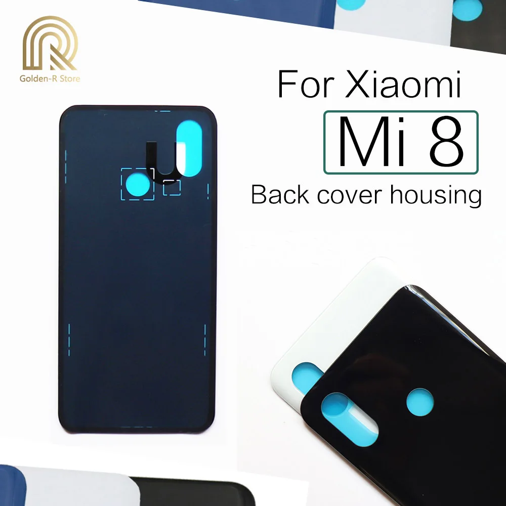 Чехол для Xiaomi Mi 8, крышка для батареи, Задняя стеклянная крышка для задней двери, чехол для Xiaomi Mi 8, запасная крышка для батареи