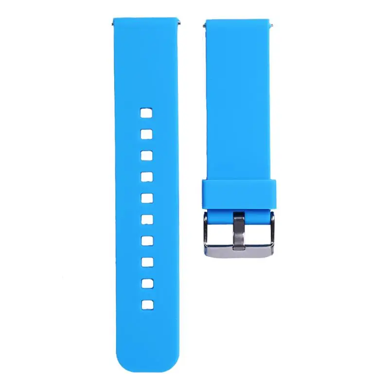 Мягкий силиконовый ремешок для часов сменный ремешок для samsung R380/R381/R382 для Pebble Time для Cookoo2 ремешок для часов - Цвет ремешка: Синий