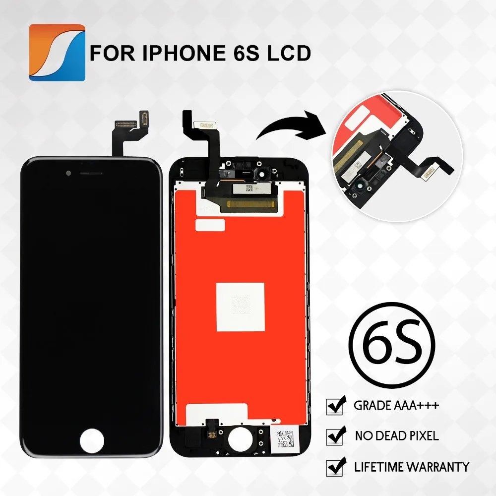

5PCS/LOT For iPhone 6S LCD With 3D Force Touch Screen Assembly Replacement High Quality Display Free Shipping