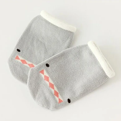 1 пара хлопковые носки с рисунком для малышей повседневные носки для новорожденных мальчиков и девочек короткие нескользящие эластичные носки для новорожденных - Цвет: LS09