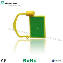 10 шт./упак. Дальний диапазон дешевые печатные программируемые пассивная УВЧ Радиочастотная Идентификация стикер ярлык молния соединительный кабель стикер для склада