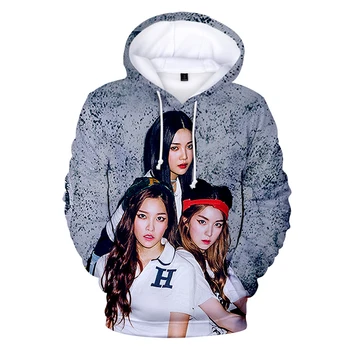 

korea group Red Velvet Hoodies sweatshirts youth 3D Print Men/women hip hop Spring autumn pullover 3D Casual clothes 3D Outwear