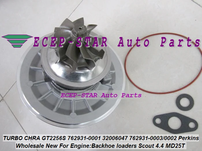 Turbo Cartridge CHRA GT2556S 762931 762931-5001S 762931-0001 Turbocharger For Perkin Backhoe loaders JBC Agricultural Scout 4.4L (5)