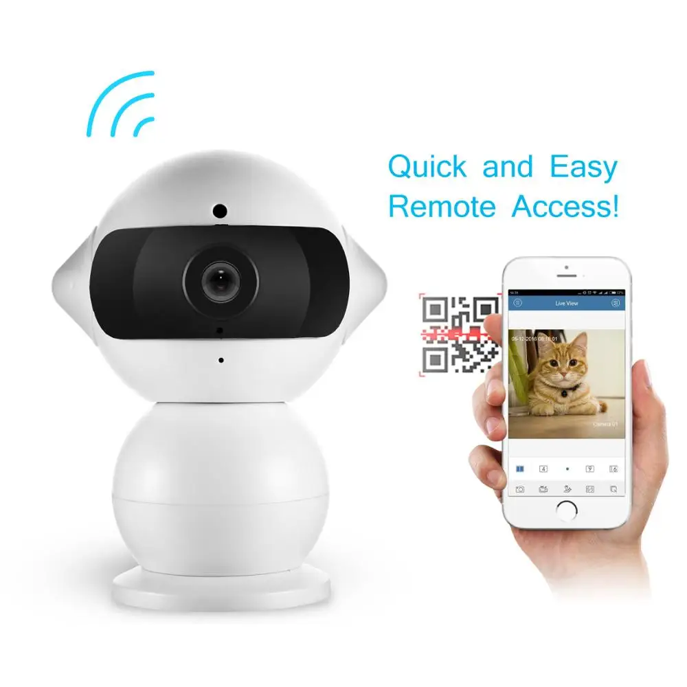 

SANNCE 960P HD Wireless Wifi IP Camera 1.3MP CCTV Wi-fi Camera IR-Cut Night Vision two-way Audio Surveillance Baby Monitor
