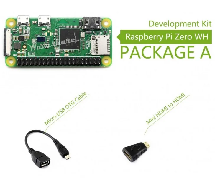 Raspberry Pi Zero WH посылка A базовый набор для разработки|Демонстрационные стенды| |