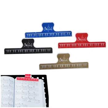 

1PC Musical Book Note Clip ABS Piano Music Book Page Clip Treble Clef Clip Music Accessories